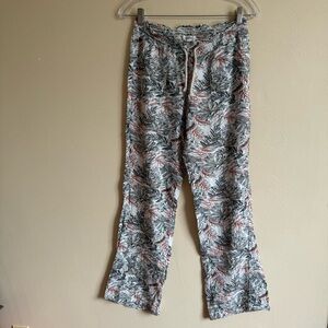 Cali 1850 Tropical Print Drawstring Pants
